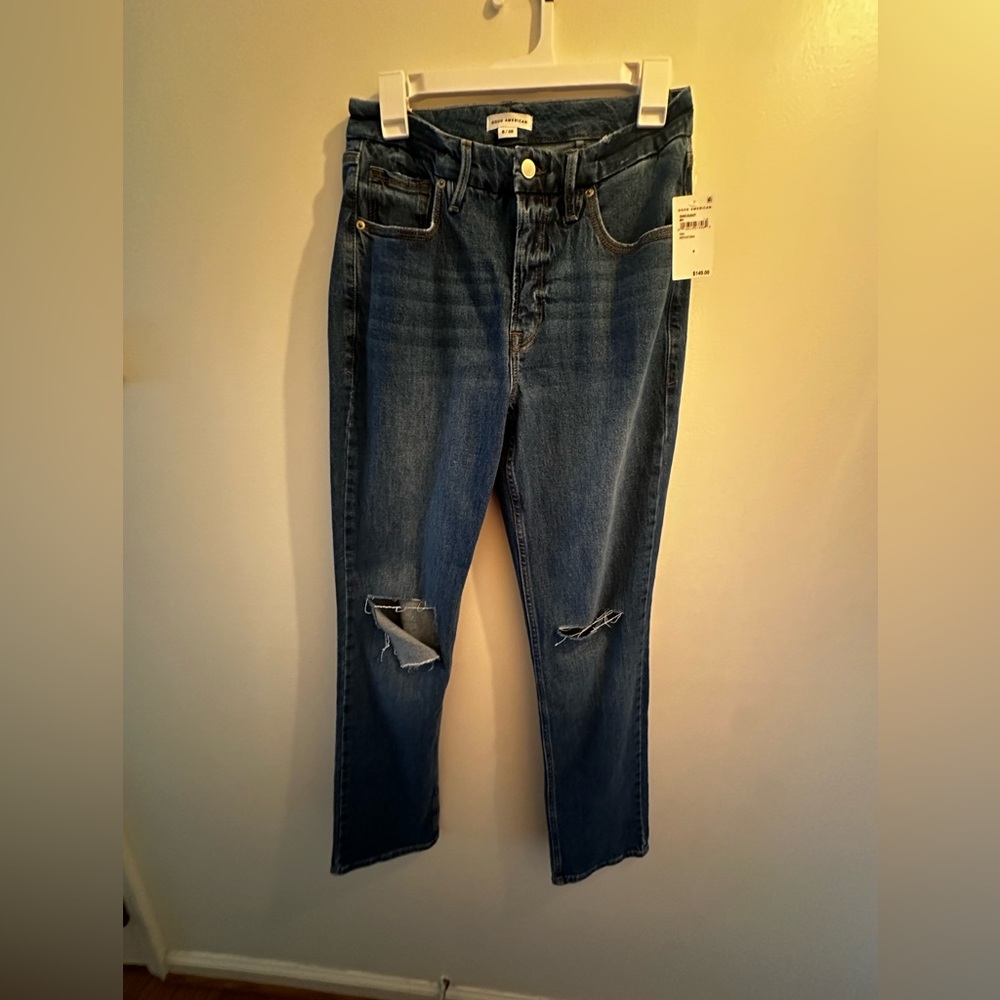 Good American bootcut jeans